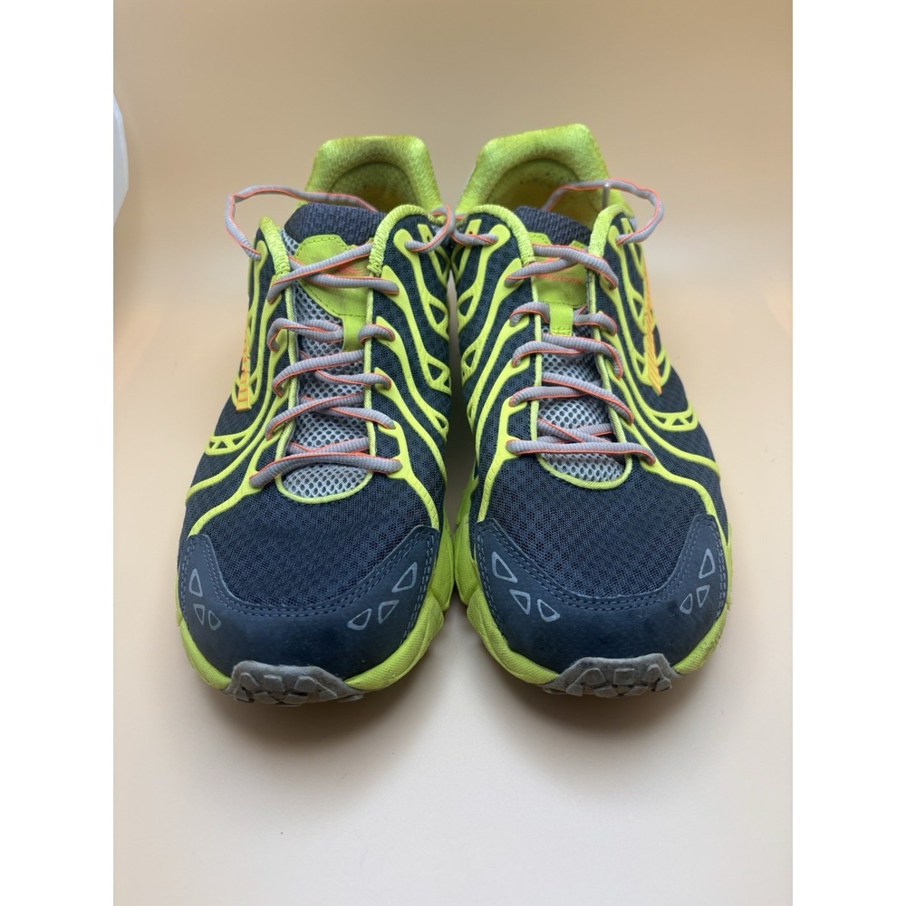 Montrail FluidFlex Trail Running Shoes Mens Charcoal Lime Green Orange Low Top